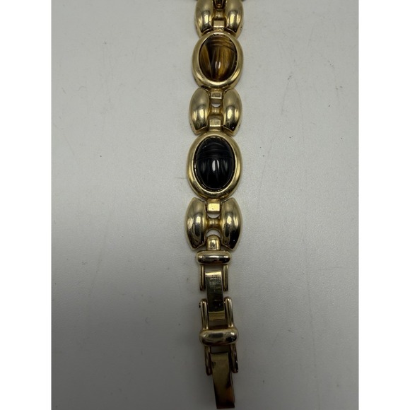 Renaissance Scarab Beetle Gemstone Ladies MOP Watch New Battery 22MM 7.5\